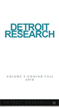 Mobile Screenshot of detroitresearch.org